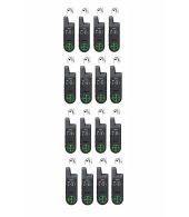 Set van 16 Hytera S1 mini LF portofoon vergunningvrij PMR446 met G-shape oortje