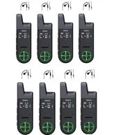 Set van 8 Hytera S1 mini LF portofoon vergunningvrij PMR446 met G-shape oortje