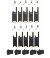 Set van 10 Motorola Talkabout T82 Extreme PMR446 Portofoons met headsets