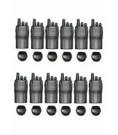 Set van 12 Wouxun KG-833 UHF IP55 5Watt