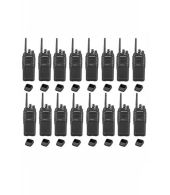 Set van 16 Kenwood TK-3701D IP55 Portofoon met tafellader