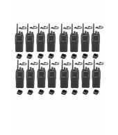 Set van 16 Kenwood TK-3701D met d-shape oortje en tafellader