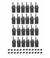 Set van 24 Kenwood PKT-300 IP52 PMR446 mini portofoons 