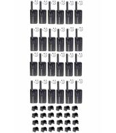 Set van 24 stuks Kenwood PKT-23E IP54 met DCH1040-K4 D-shape oortje en laders