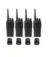 Set van 4 Motorola DP1400 UHF Analoog IP54 5Watt met tafellader