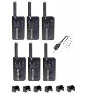 Set van 6 stuks Kenwood PKT-23E IP54 met Kenwood KSC-44ML multilader 
