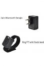 Bluetooth portofoon oortje in-ear met K1 2-Pins dongel en Bluetooth PTT