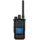 Set van 2 Caltta PH660 UHF DMR GPS, Bluetooth, display, tafellader en G-shape oortje