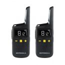 Set van 2 Motorola XT185 PMR446 vergunning vrije Portofoons met oortjes