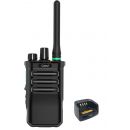 Set van 5 Caltta PH600 UHF DMR IP68 4Watt GPS Bluetooth met tafellader, G-shape oortje en koffer