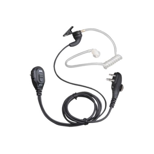 Hytera EAM12 beveiliging headset ACM-01 en ES-02 in oor H1 2-Pins aansluiting