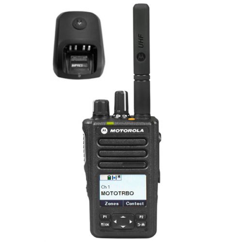 Motorola DP3661E VHF DMR IP68 5watt met tafellader