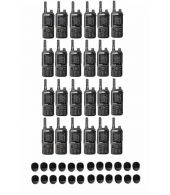 Set van 24 Inrico T320 V2 4G LTE Zello Portofoon, GPS, Wifi, Android 8 GPS, Smartphone, GSM, Wifi met tafellader