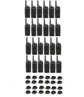 Set van 24 Motorola XT420 UHF IP55 PMR446 Portofoon met laders