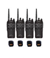 Set van 4 Wouxun KG-988 UHF IP66 8Watt Portofoon met tafellader