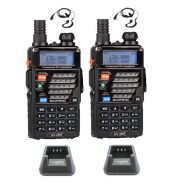 Set van 2 Baofeng UV-5RE Plus Dualband 5Watt Portofoons