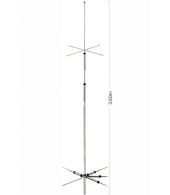 Diamond CPVU8 80-40-20-15-10-6-2m en 70cm Antenne 270cm