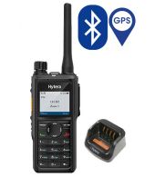 Hytera HP685G DMR VHF IP67 5Watt met GPS, Man Down, Bluetooth en tafellader