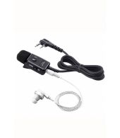 Icom HM-153L in ear oortje met PTT S3 2-Pins