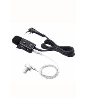 Icom HM-153LS in ear oortje met PTT S3 2-Pins