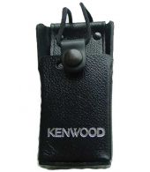 Kenwood KLH-131 leren draagtas met broekriem clip voor Kenwood TK serie 