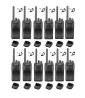 Set van 12 stuks Kenwood TK-3501 PMR446 met beveiliging oortje en tafelladers