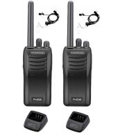 Set van 2 stuks Kenwood TK-3501 met beveiliging oortje en tafelladers