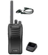 Kenwood TK-3501 met D-shape oortje en tafellader