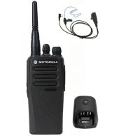 Motorola DP1400 UHF Analoog IP54 5Watt met tafellader en beveiligingoortje