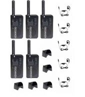 Set van 5 stuks Kenwood PKT-23E IP54 met KHS-34 oortje en laders