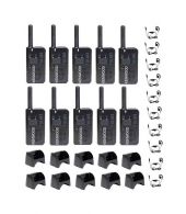 Set van 10 stuks Kenwood PKT-23E IP54 met KHS-34 oortje en laders