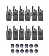 Set van 12 Inrico T526 IP54 4G LTE POC Zello Portofoons