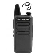 Baofeng BF-R5 dunne uhf mini portofoon 5 watt Zwart