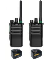 Set van 2 Caltta PH600 UHF DMR IP68 4Watt GPS, Bluetooth met tafellader 