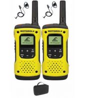 Set van 2 Motorola TLKR T92 H2O IP67 PMR446 Portofoons met D-shape oortje