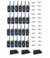 Set van 24 Caltta PH660 UHF DMR GPS, Bluetooth, 3 multiladers en beveiliging oortje