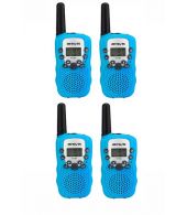 Set van 4 Retevis RT388 walkie talkies lichtblauw
