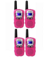 Set van 4 Retevis RT388 walkie talkies roze