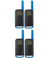 Set van 4 stuks Motorola Talkabout T62 Blauwe PMR446 Portofoons