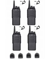 Set van 4 TYT TC-3000A UHF IP55 10Watt met beveiligingoortje