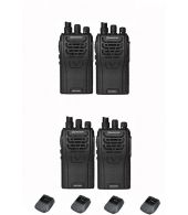 Set van 4 Wouxun KG-UVA1 Dualband VHF en UHF IP55 5Watt portofoons