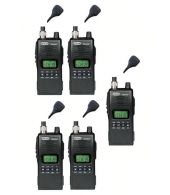 Set van 5 K-PO Panther V2 robuuste 27mc Portofoons met speakermicrofoon