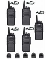 Set van 5 TYT TC-3000A UHF IP55 10Watt met D-shape oortje