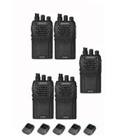 Set van 5 Wouxun KG-UVA1 Dualband VHF en UHF IP55 5Watt portofoons