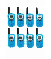 Set van 8 Retevis RT388 walkie talkies lichtblauw