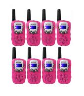 Set van 8 Retevis RT388 walkie talkies roze