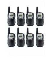 Set van 8 Retevis RT388 walkie talkies zwart